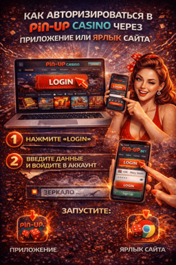 Як виконати вхід у БК PinUp з комп’ютера через сайт Пінап з авторизацією в акаунт, доступом до основних розділів і керуванням профілем